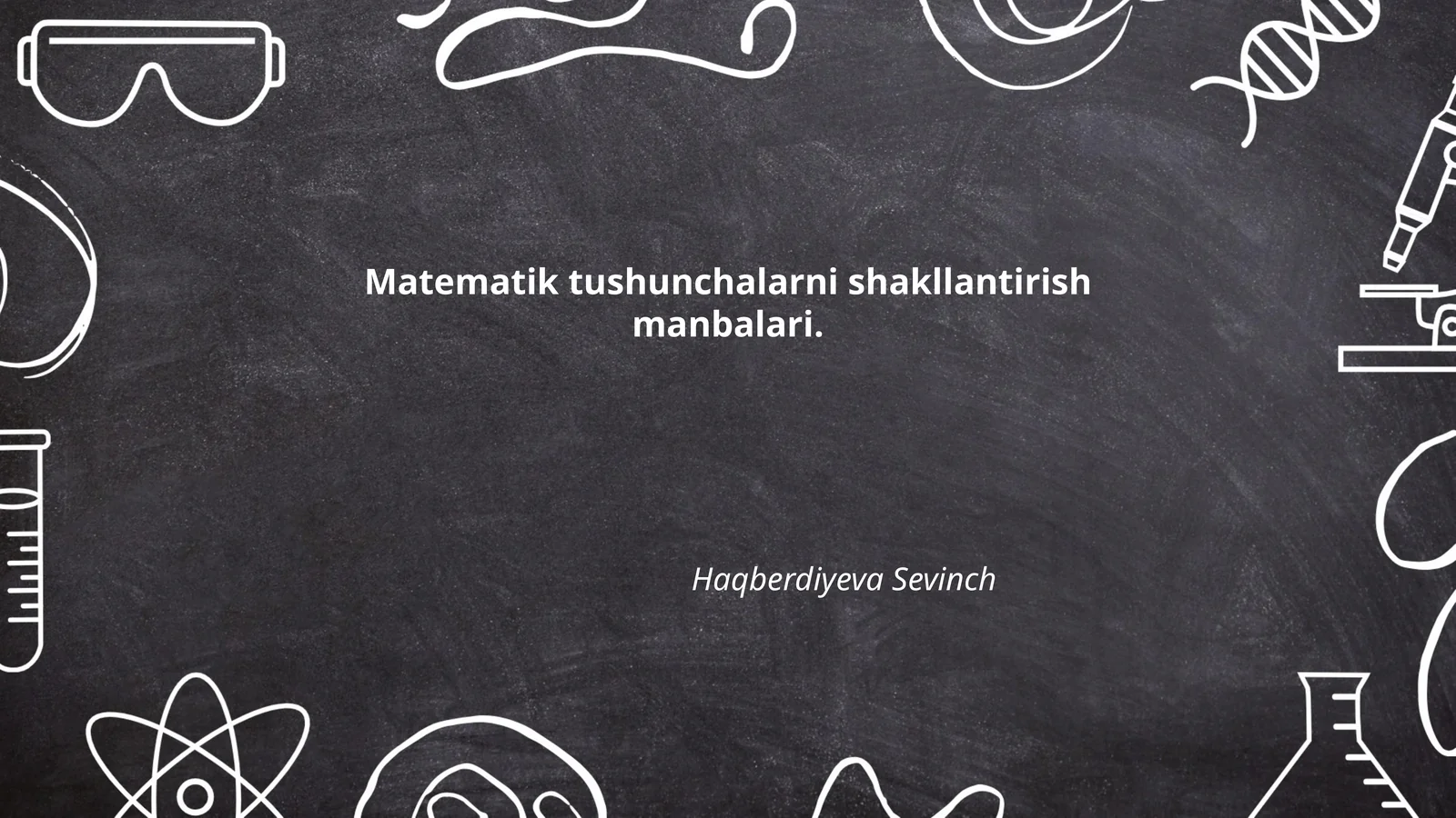 Matematik tushunchalarni shakllantirish manbalari