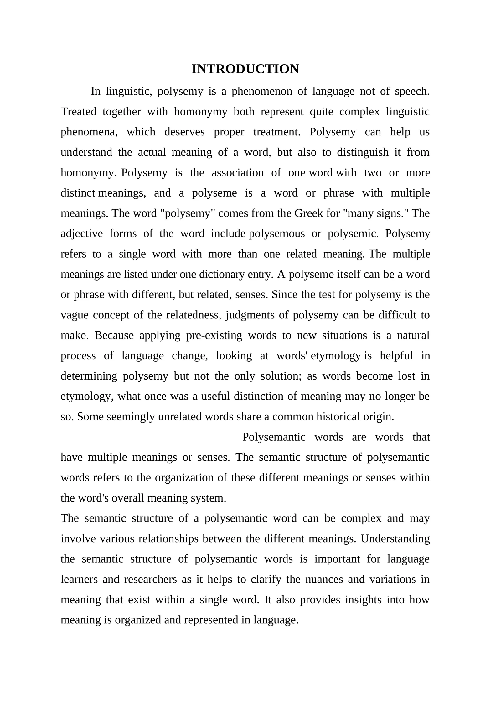 Polysemy