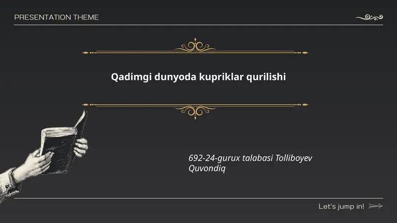Qadimgi Rimda ko'priklar qurilishi