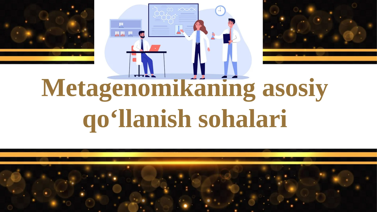 Metagenomikaning asosiy qo‘llanish sohalari