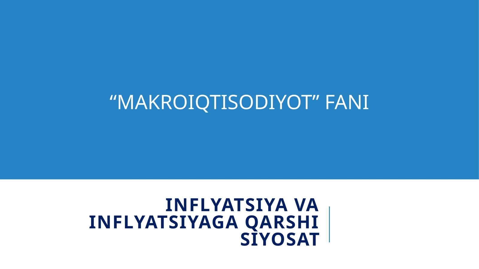 INFLATSIYA
