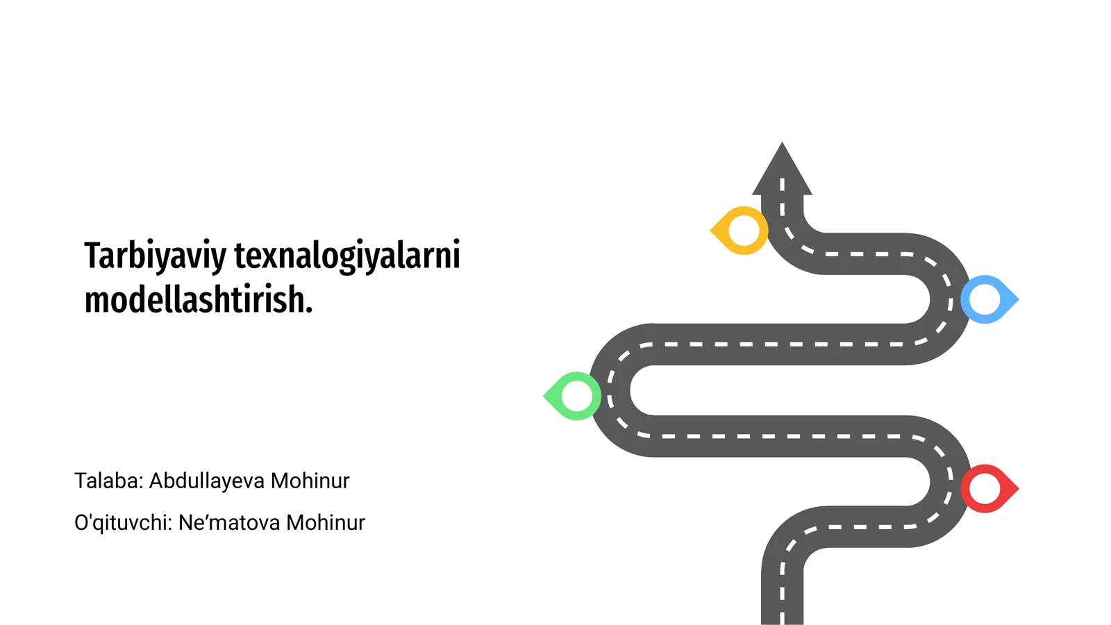 Tarbiyaviy texnalogiyalarni modellashtirish