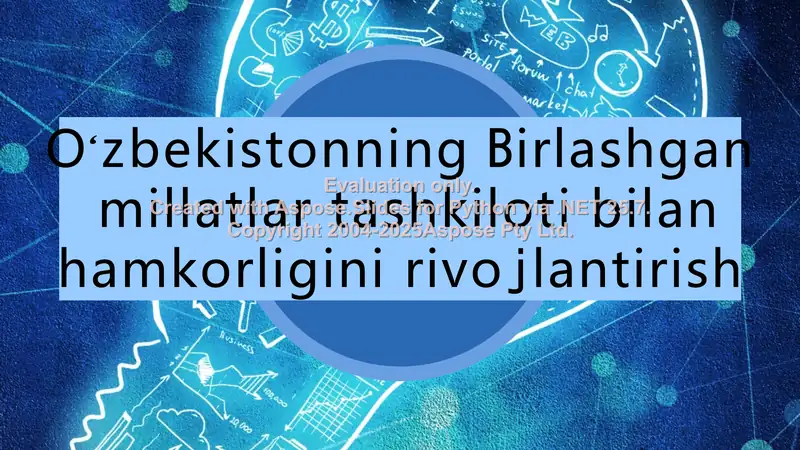 Oʻzbekistonning Birlashgan millatlar tashkiloti bilan hamkorligini rivojlantirish