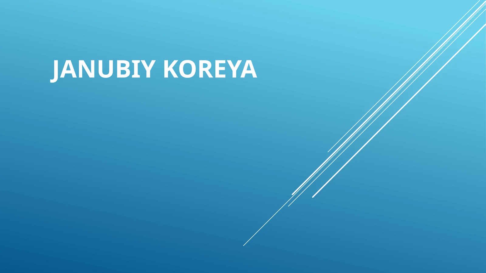 Janubiy Koreyada biznesni baholash tizimining umumiy tavsifi