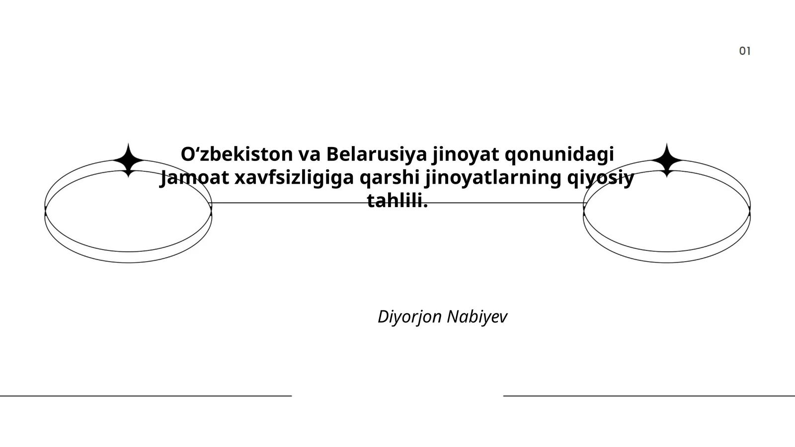 Jamoat xavfsizligiga qarshi jinoyatlarning qiyosiy tahlili