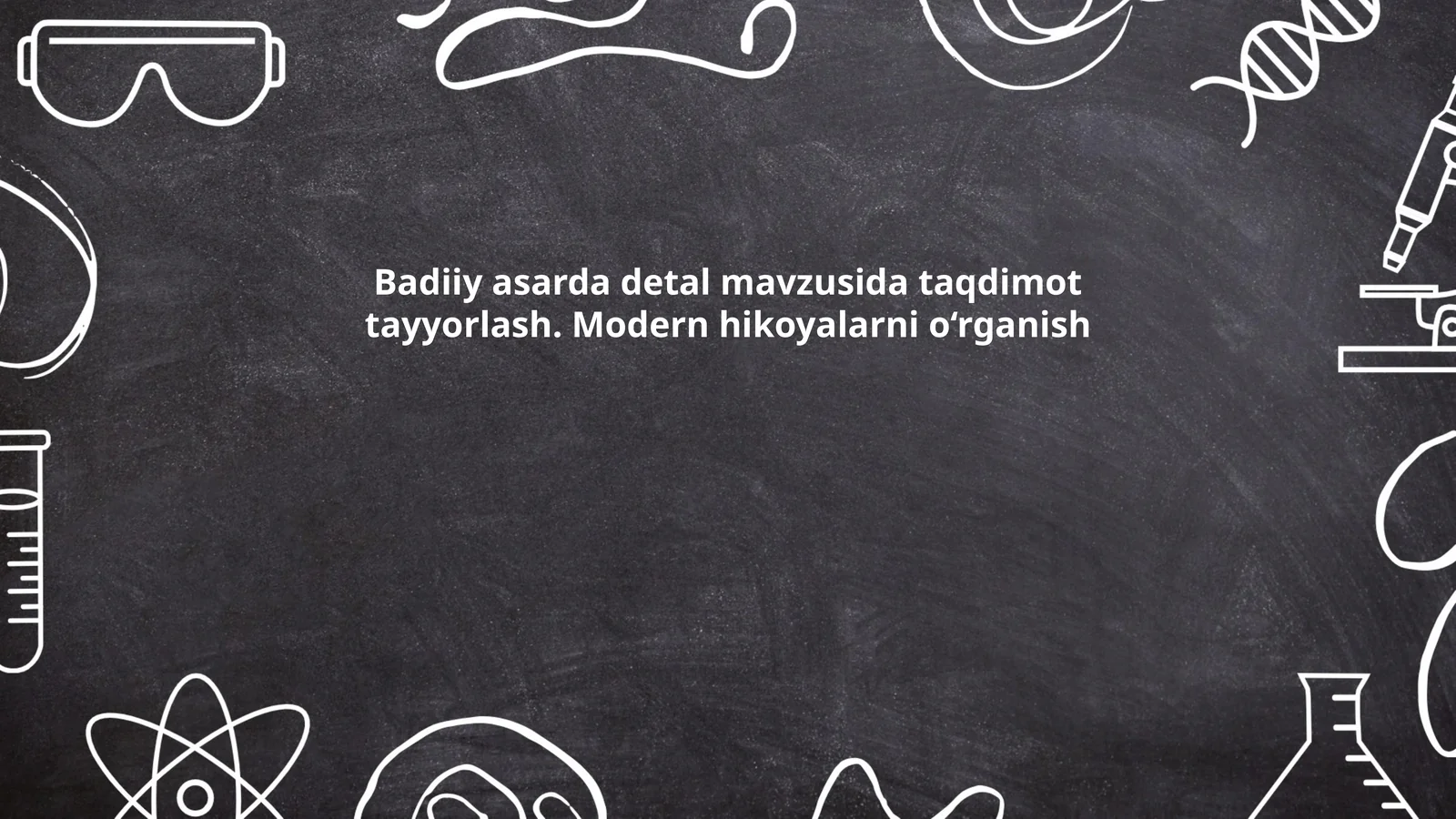 Badiiy asarda detal tahlili