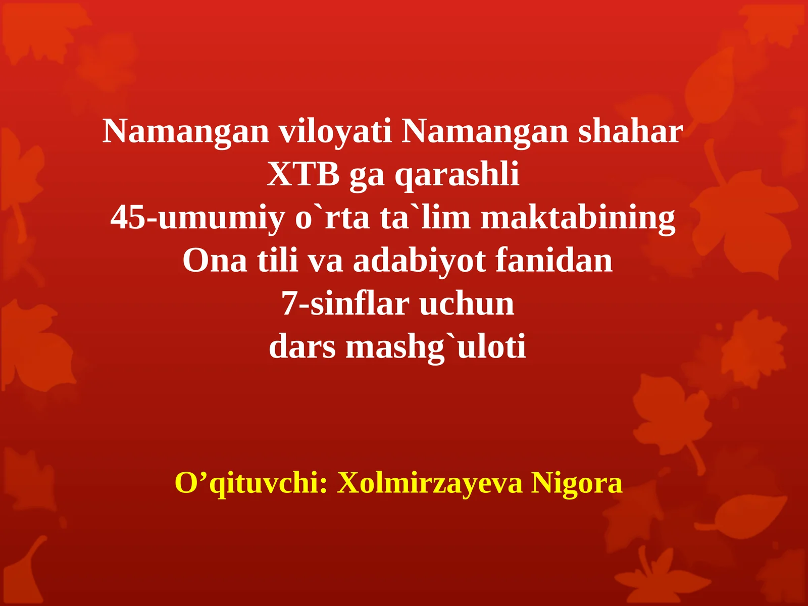 Taqlid so’zlar