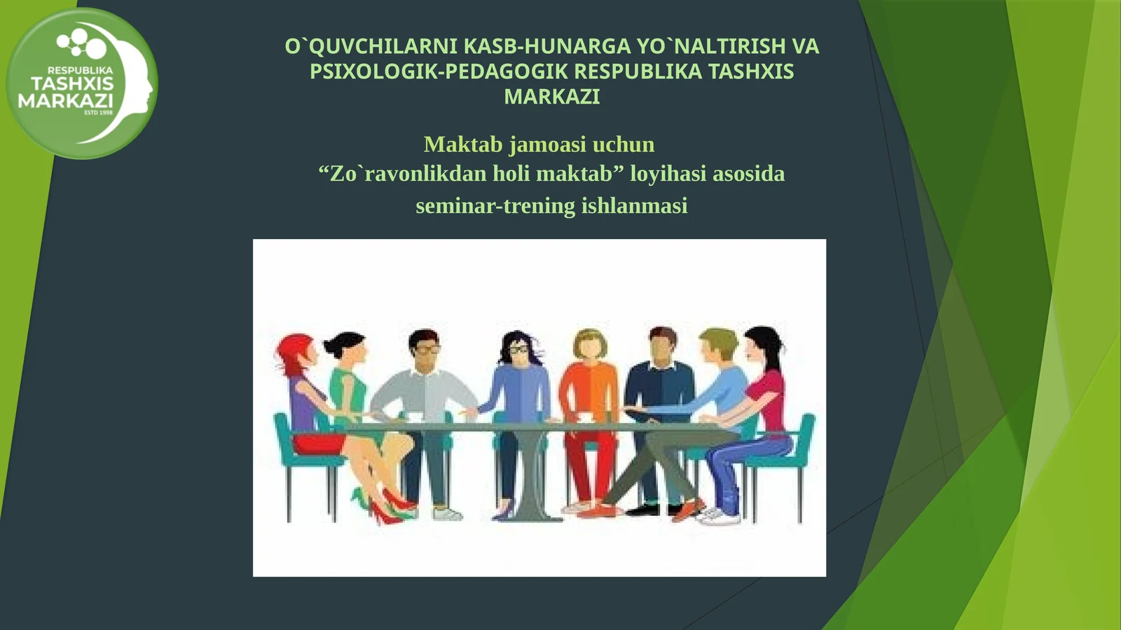 Zo‘ravonlik holatlarini aniqlash vaularga javob berish bo‘yicha harakatlar
