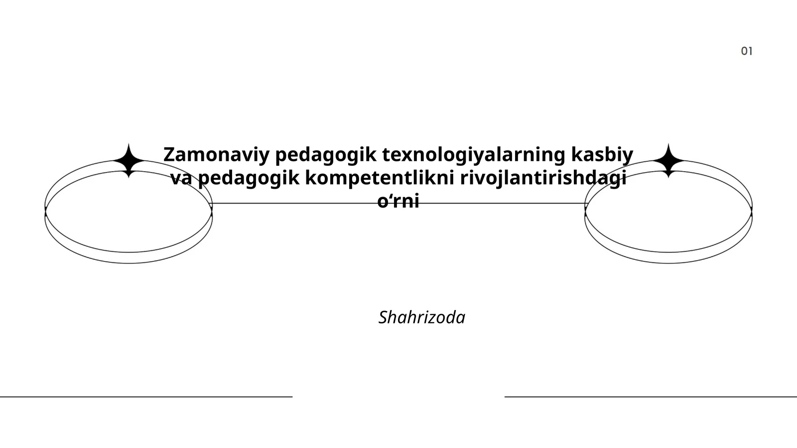 Zamonaviy pedagogik texnologiyalarning kasbiy va pedagogik kompetentlikni rivojlantirishdagi o‘rni Shahrizoda
