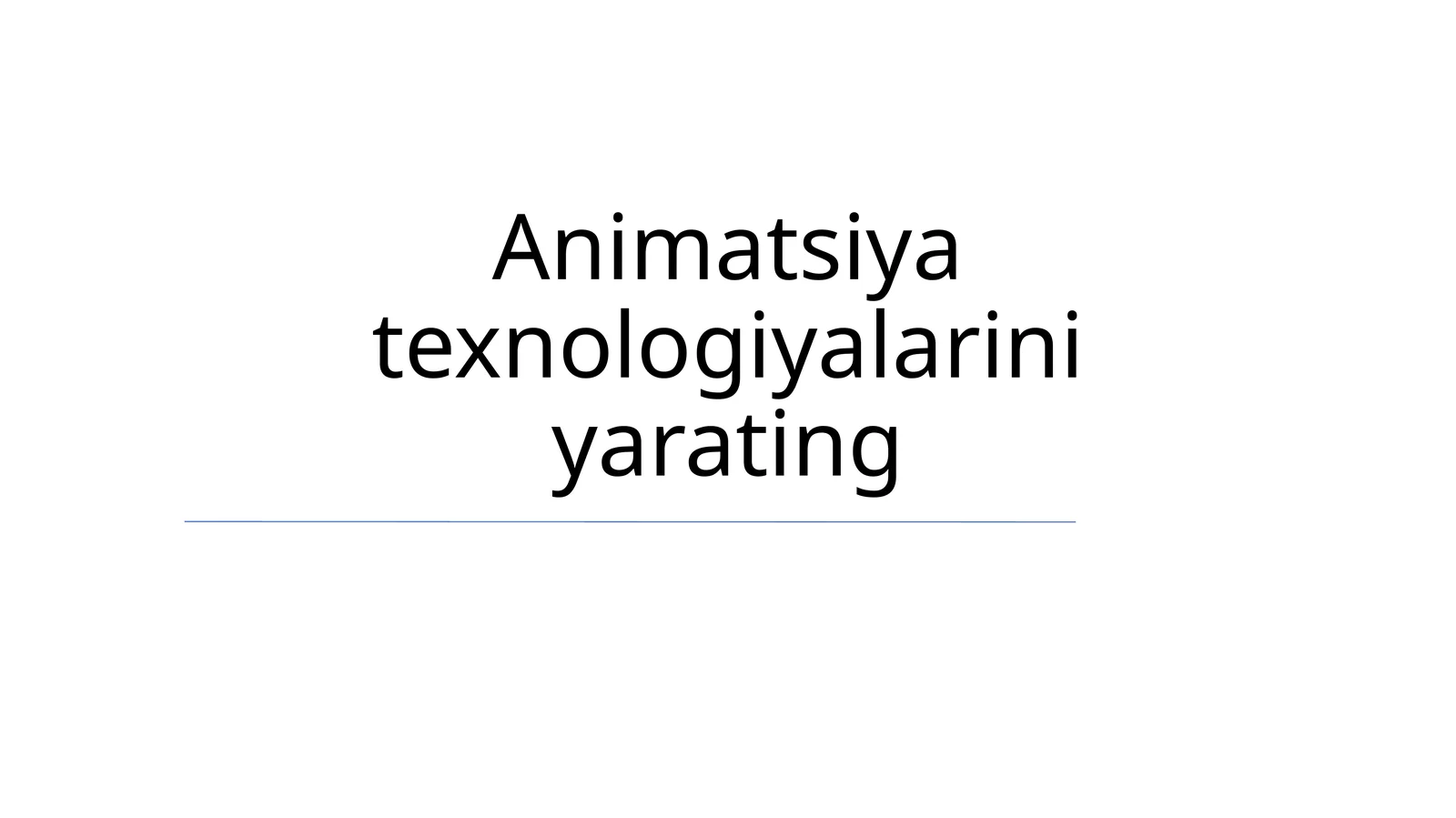 Murakkab renderlash texnologiyalari