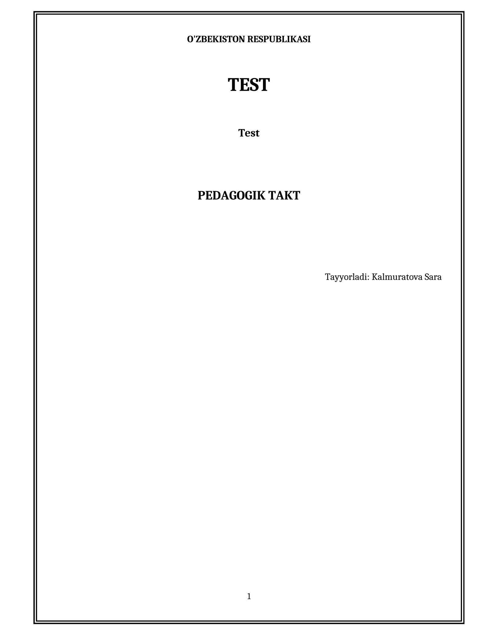 Pedagogik takt