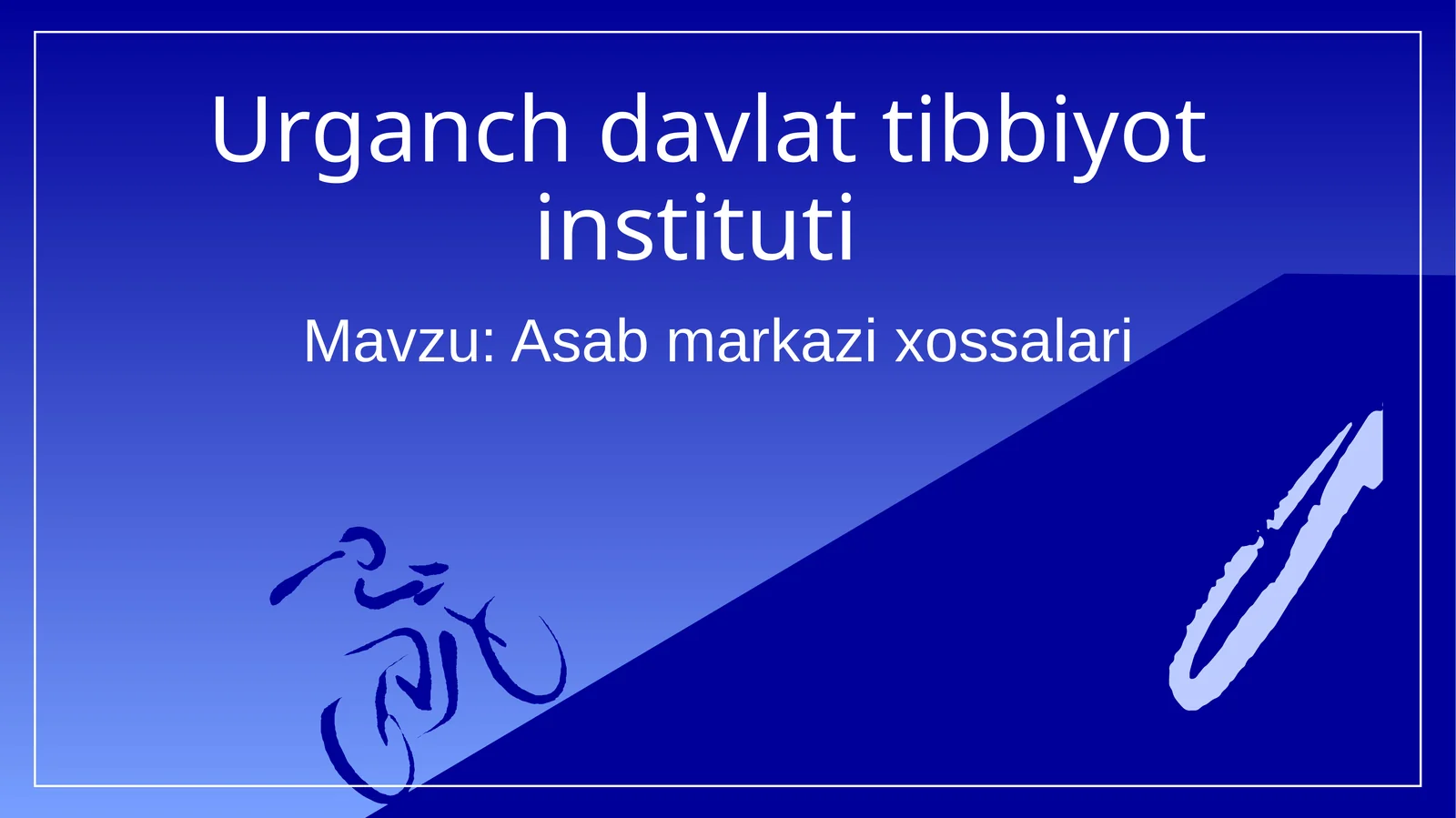 Asab markazi xossalari