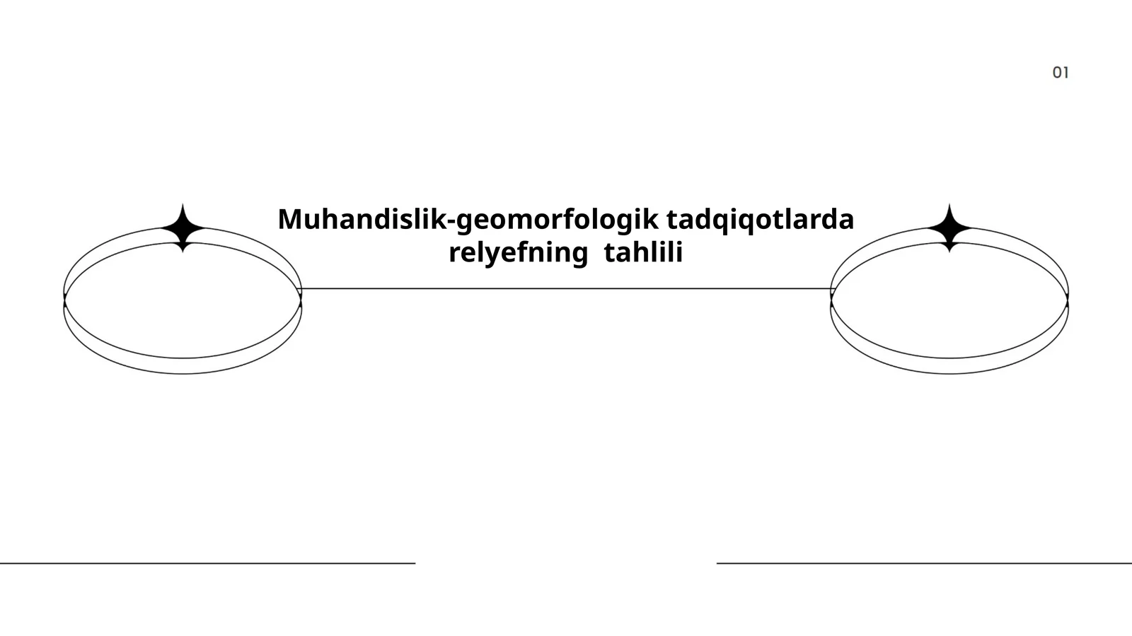 Muhandislik-geomorfologik tadqiqotlarda relyefning tahlili