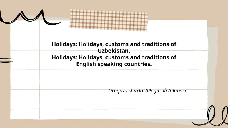 Navruz: spring festival rituals and regional customs in Uzbekistan