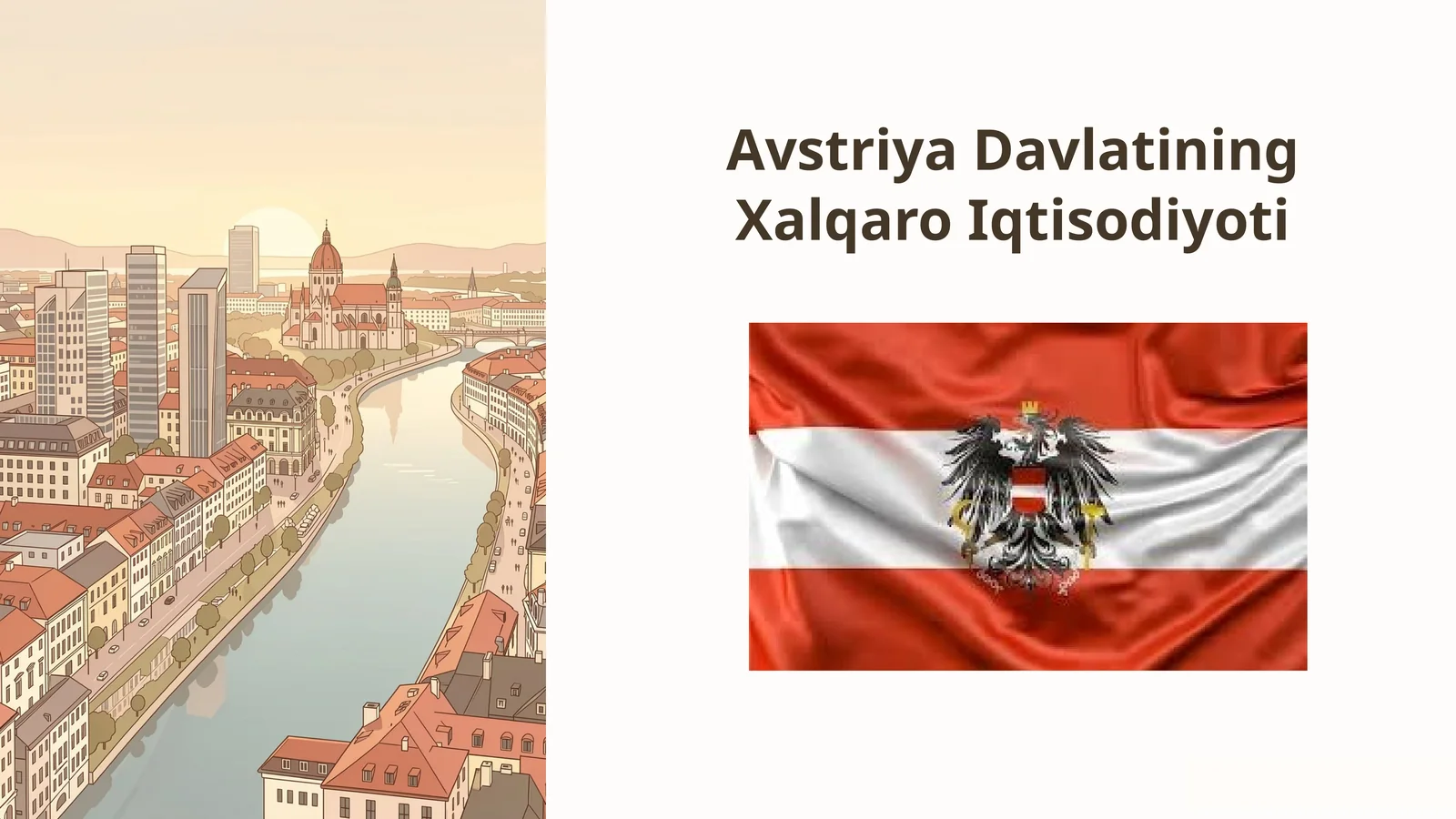 Avstriya Davlatining Xalqaro Iqtisodiyoti