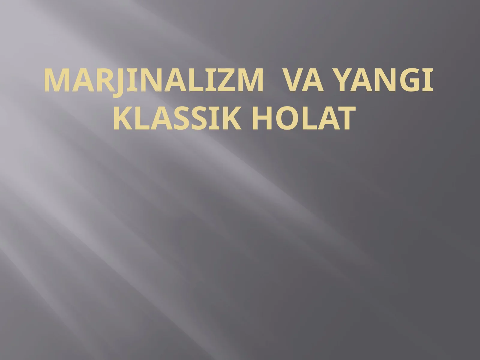 Marjinalizm