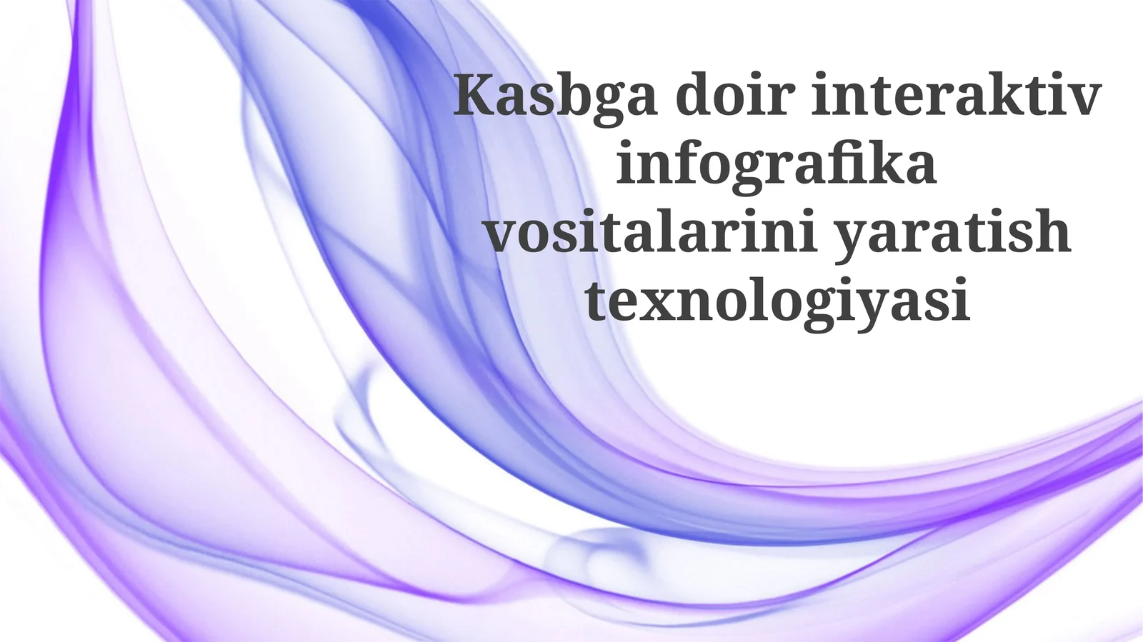 Interaktiv Infografika Vositalarini Yaratish Texnologiyalari
