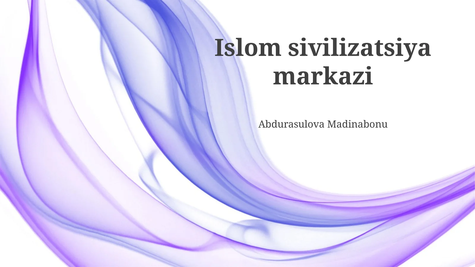 Islom sivilizatsiya markazi