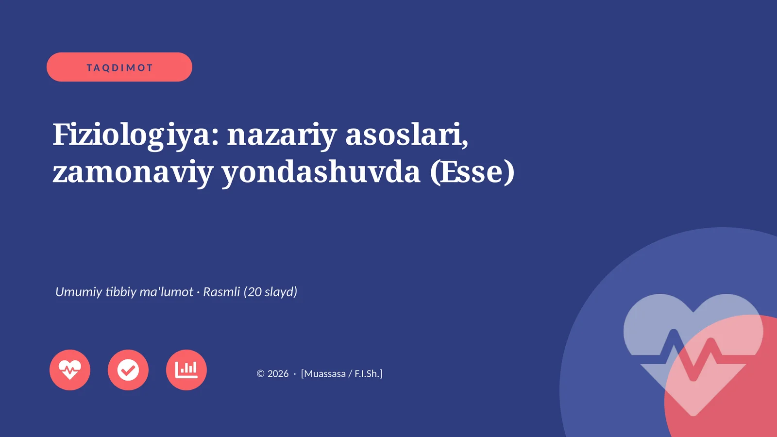 Fiziologiya: nazariy asoslari, zamonaviy yondashuvda