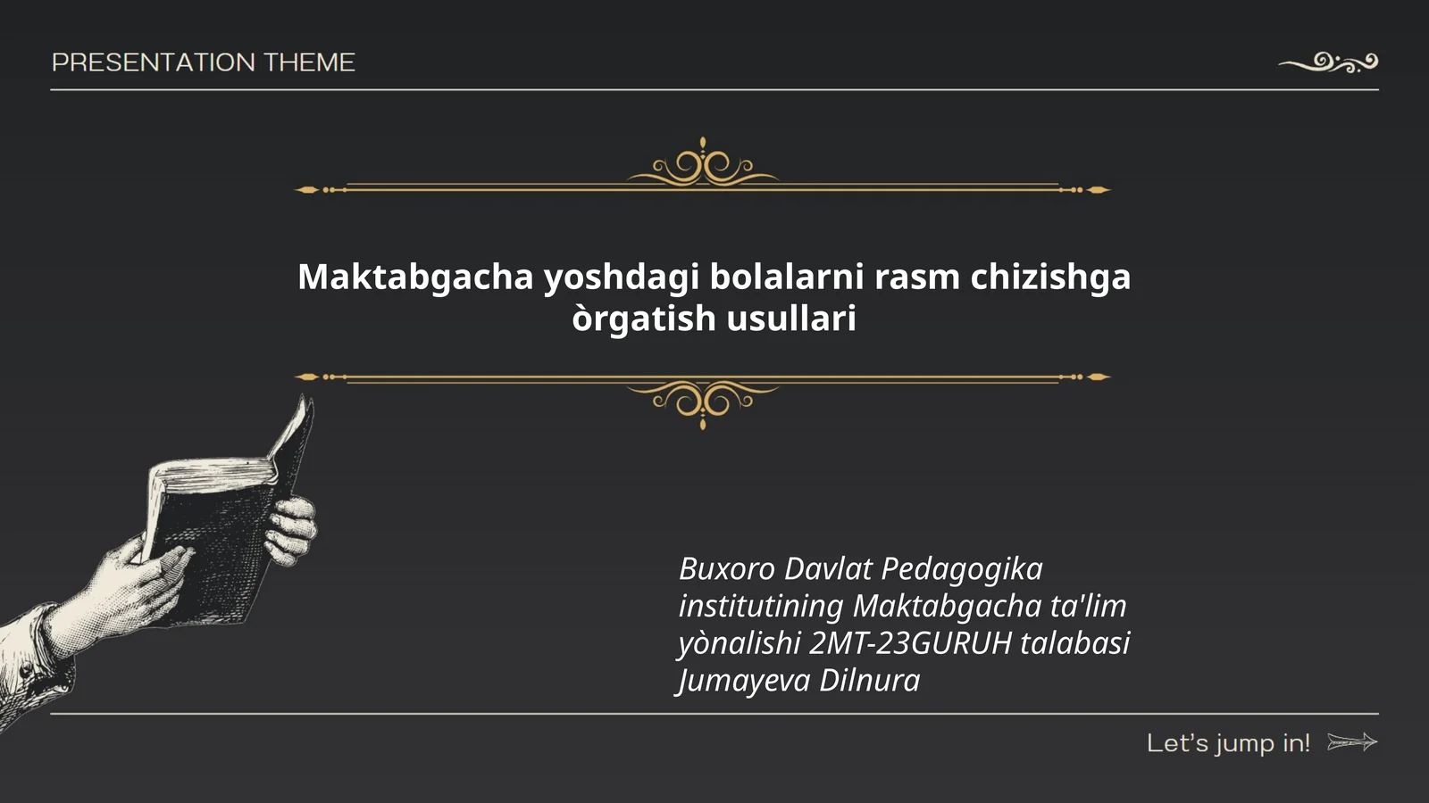 Maktabgacha yoshdagi bolalarni rasm chizishga òrgatish usullari