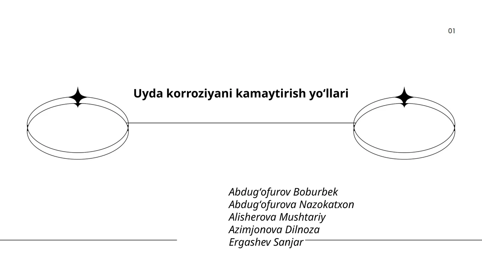 Uyda korroziyani kamaytirish yoʻllari