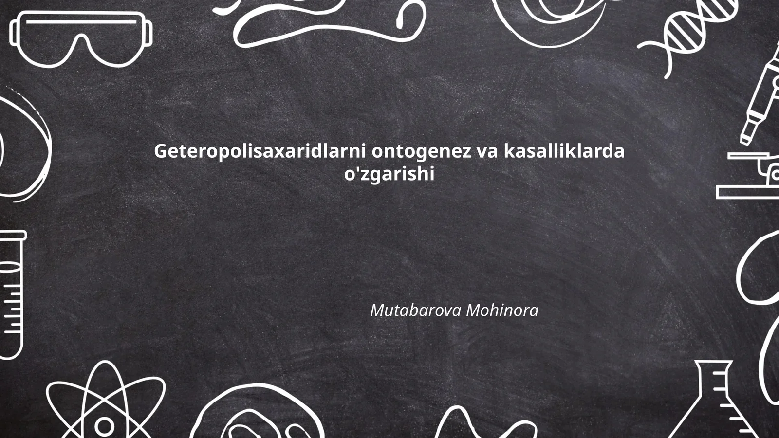 Geteropolisaxaridlarni ontogenez va kasalliklarda o'zgarishi