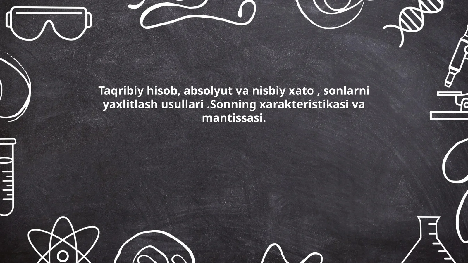 Taqribiy hisob turlari