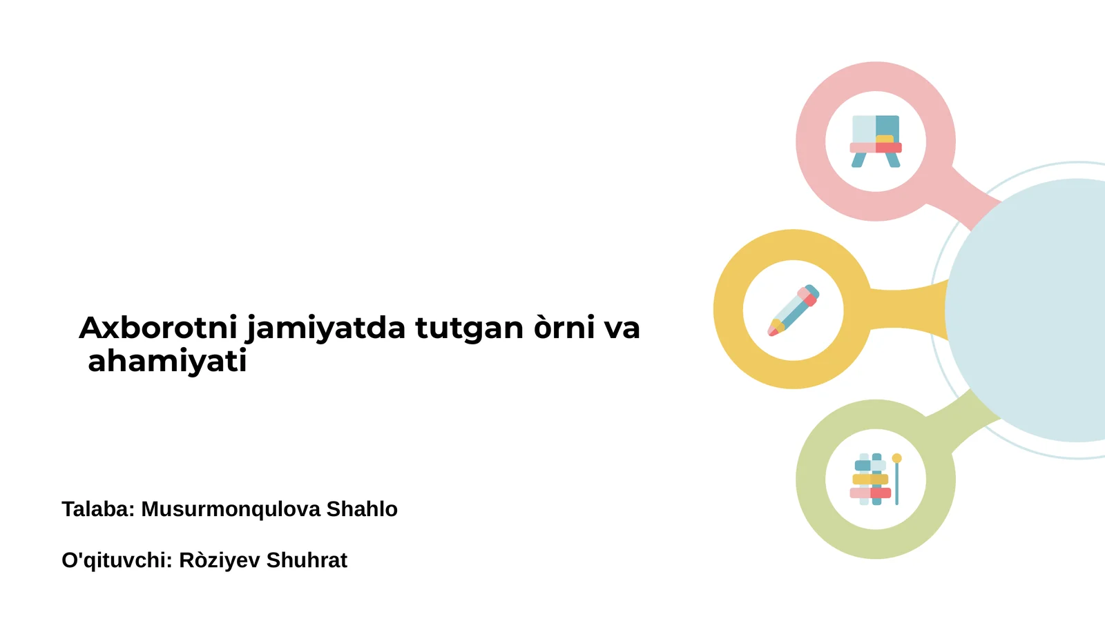 Axborot jamiyatining mohiyati