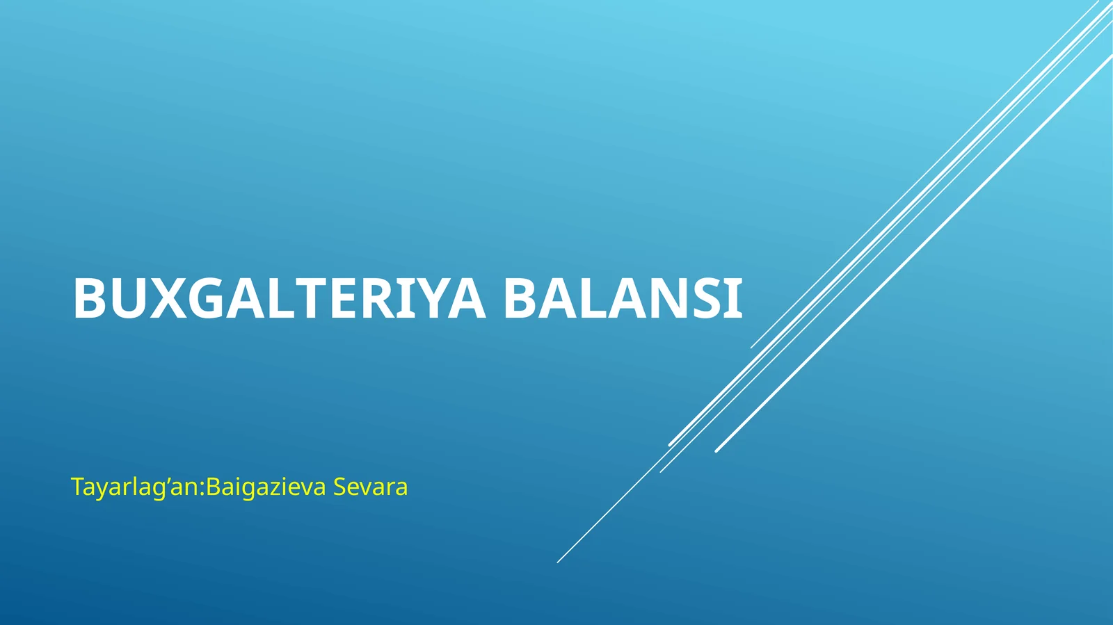 Buxgalteriyabalansi