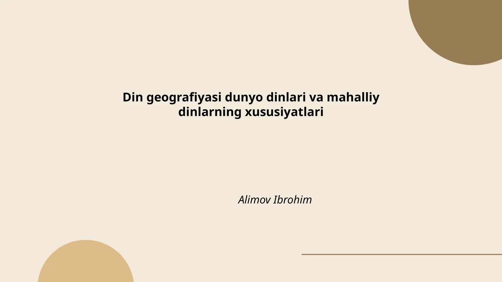 Din geografiyasi dunyo dinlari va mahalliy dinlarning xususiyatlari