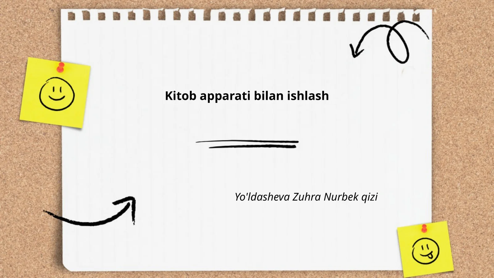 Kitob apparati bilan ishlash