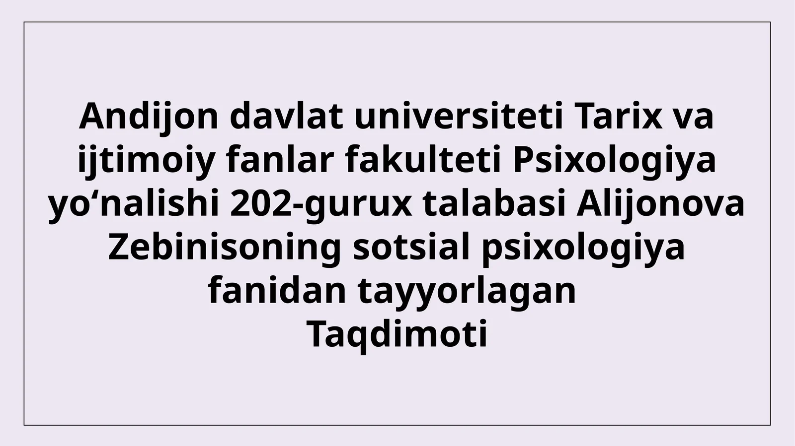 Shaxsning Jamiyatdagi Mavqei va Ijtimoiy Stereotiplar
