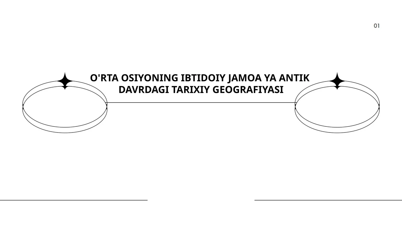 O'Rta Osiyoning ibtidoiy jamoa davridagi tabiiy geografik sharoitlari