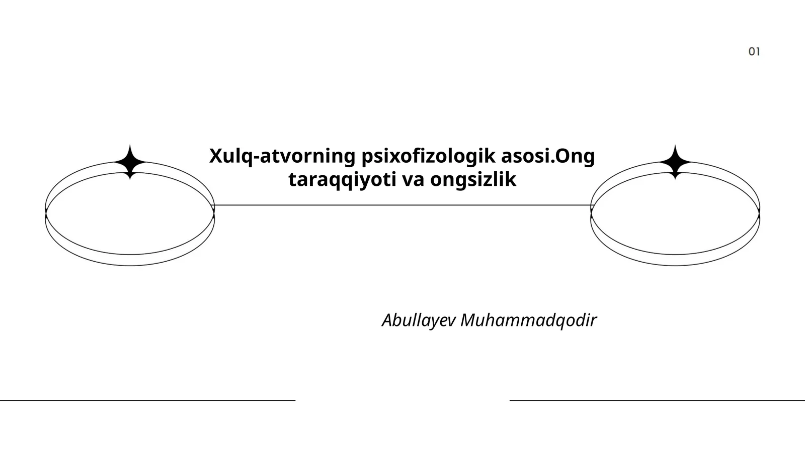Xulq-atvorning psixofizologik asosi.Ong taraqqiyoti va ongsizlik