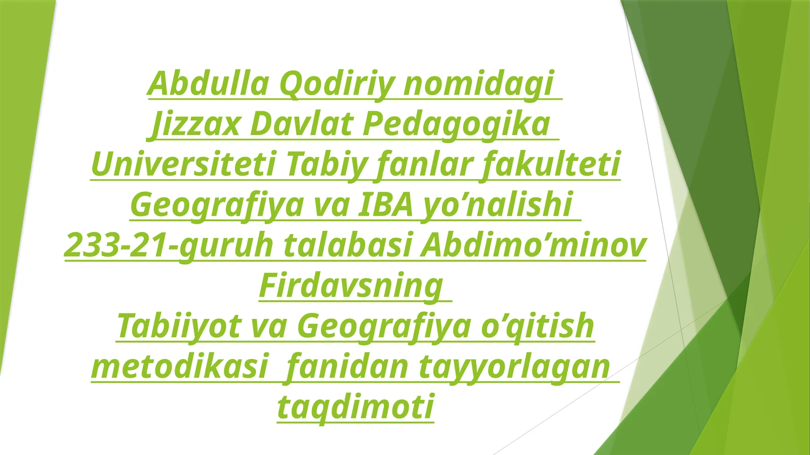 O’zbekistonning boshqa davlatlar bilan iqtisodiy va madaniy aloqalari