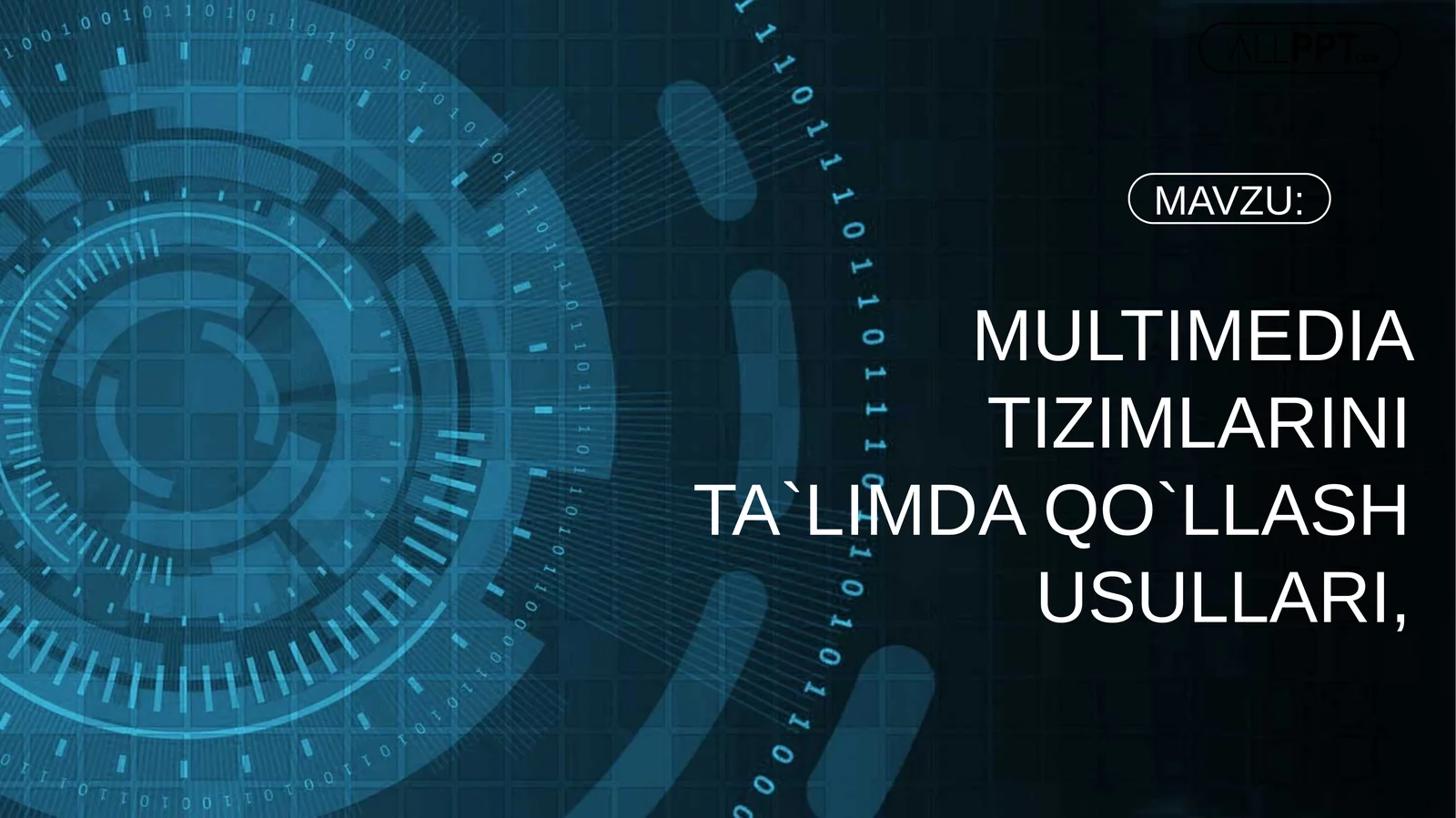 Multimediatizimlarinita`limdaqo`llashusullari