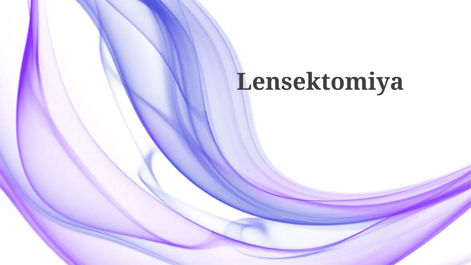 Lensektomiya