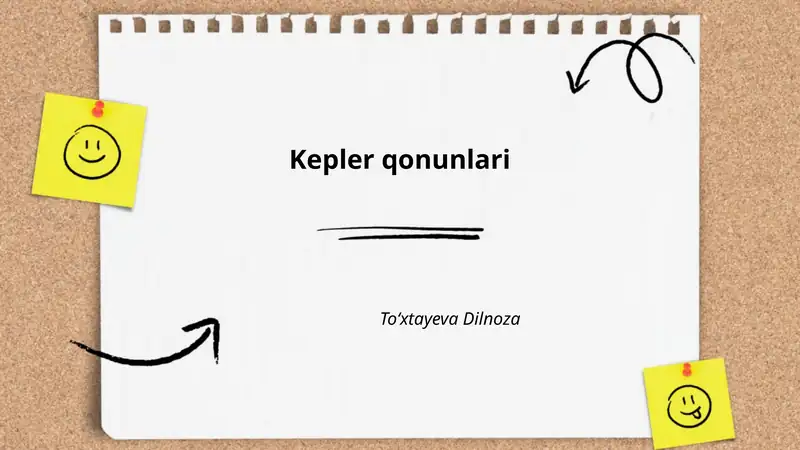 Kepler qonunlari