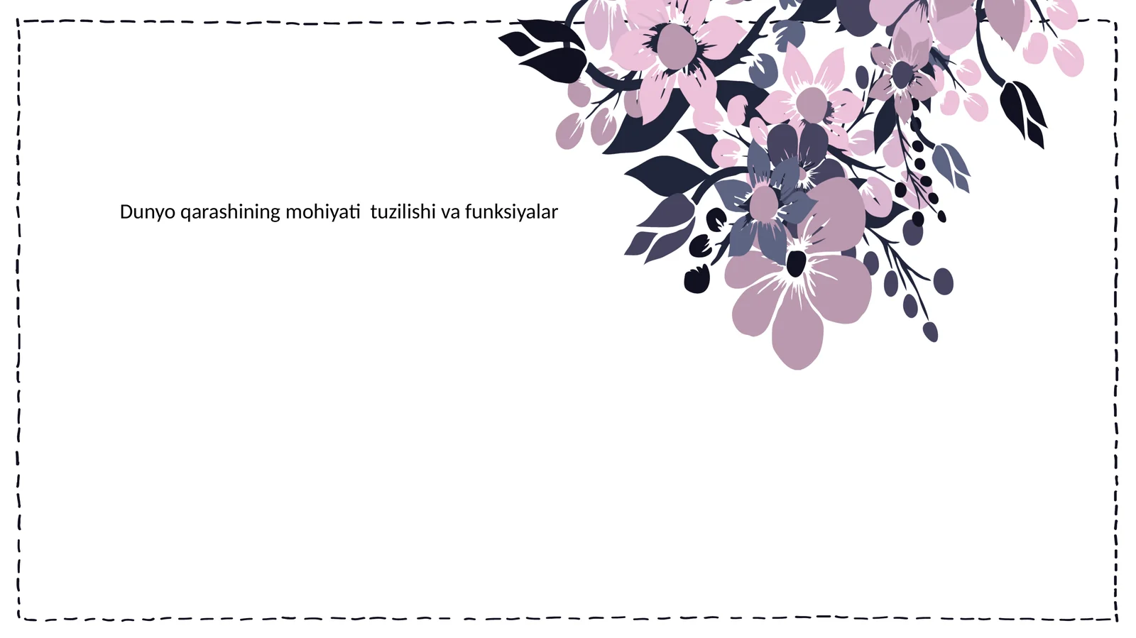 Dunyo qarashining mohiyati tuzilishi va funksiyalar