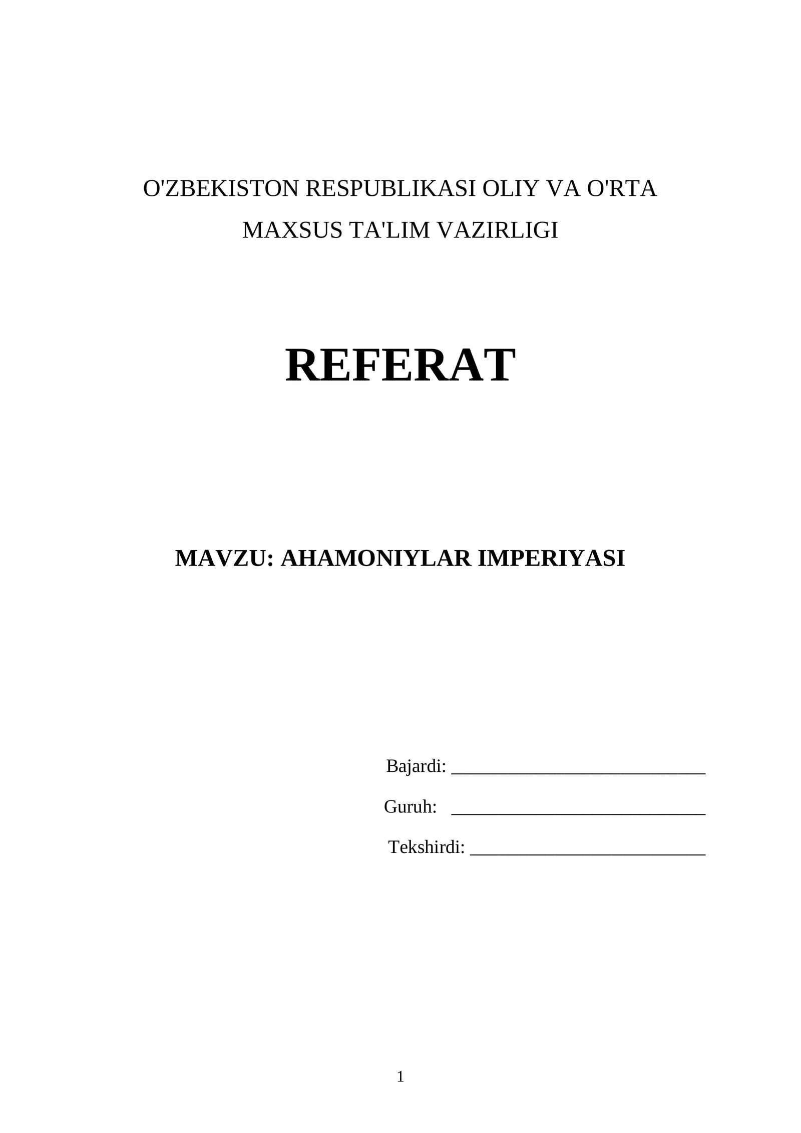 Ahamoniylar imperiyasi