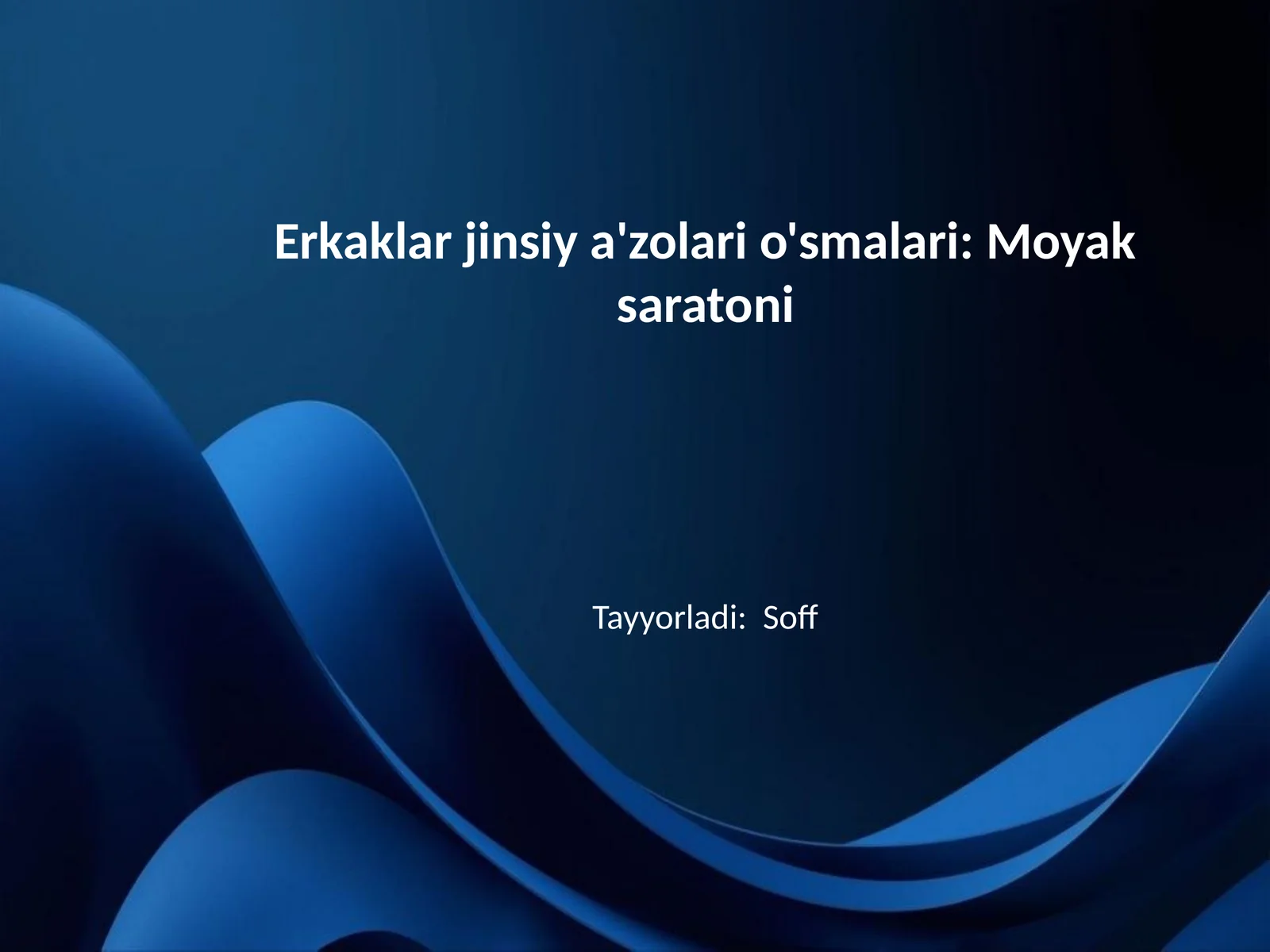 Erkaklar jinsiy a'zolari o'smalari: Moyak saratoni