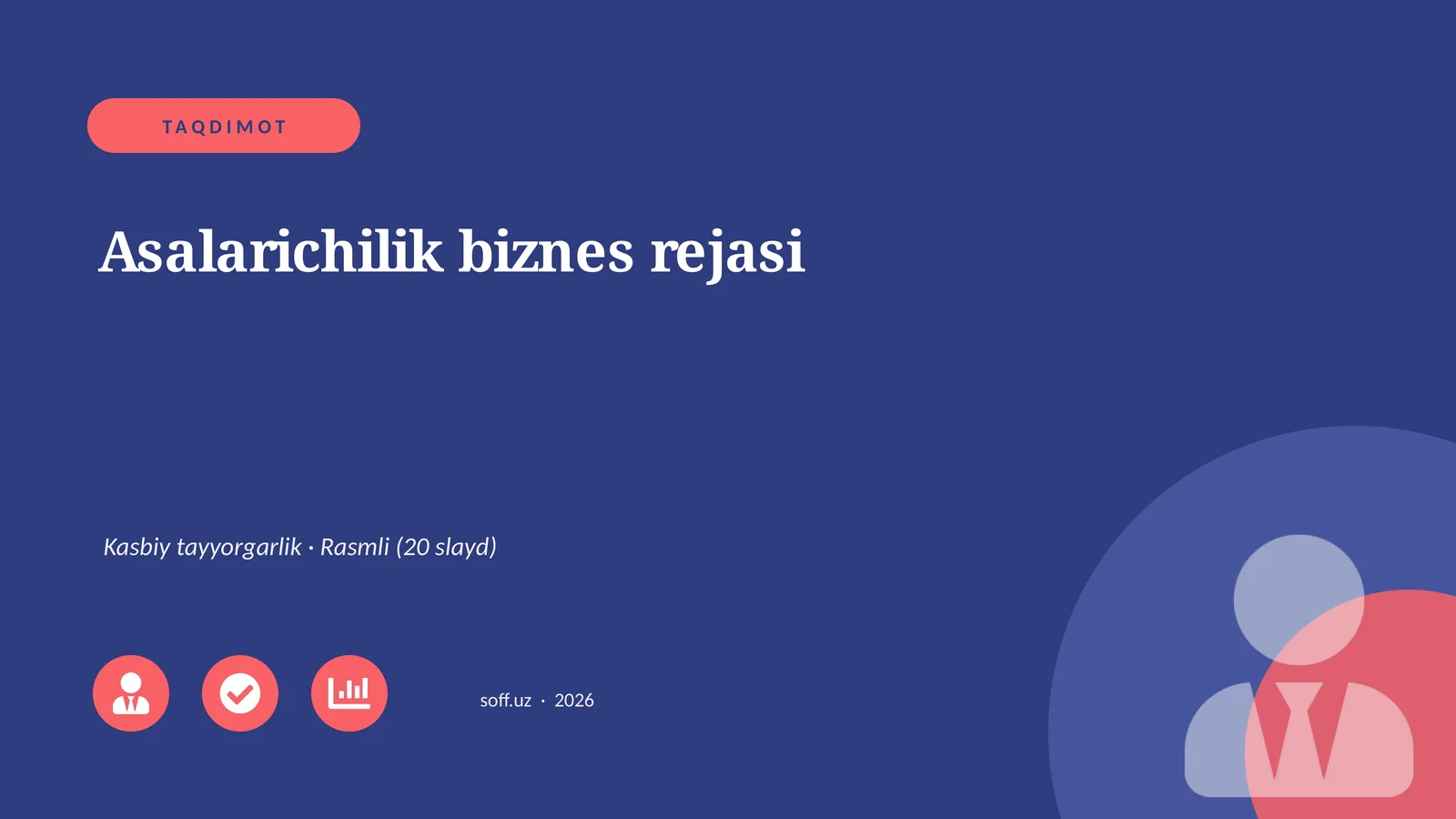Asalarichilik biznes rejasi