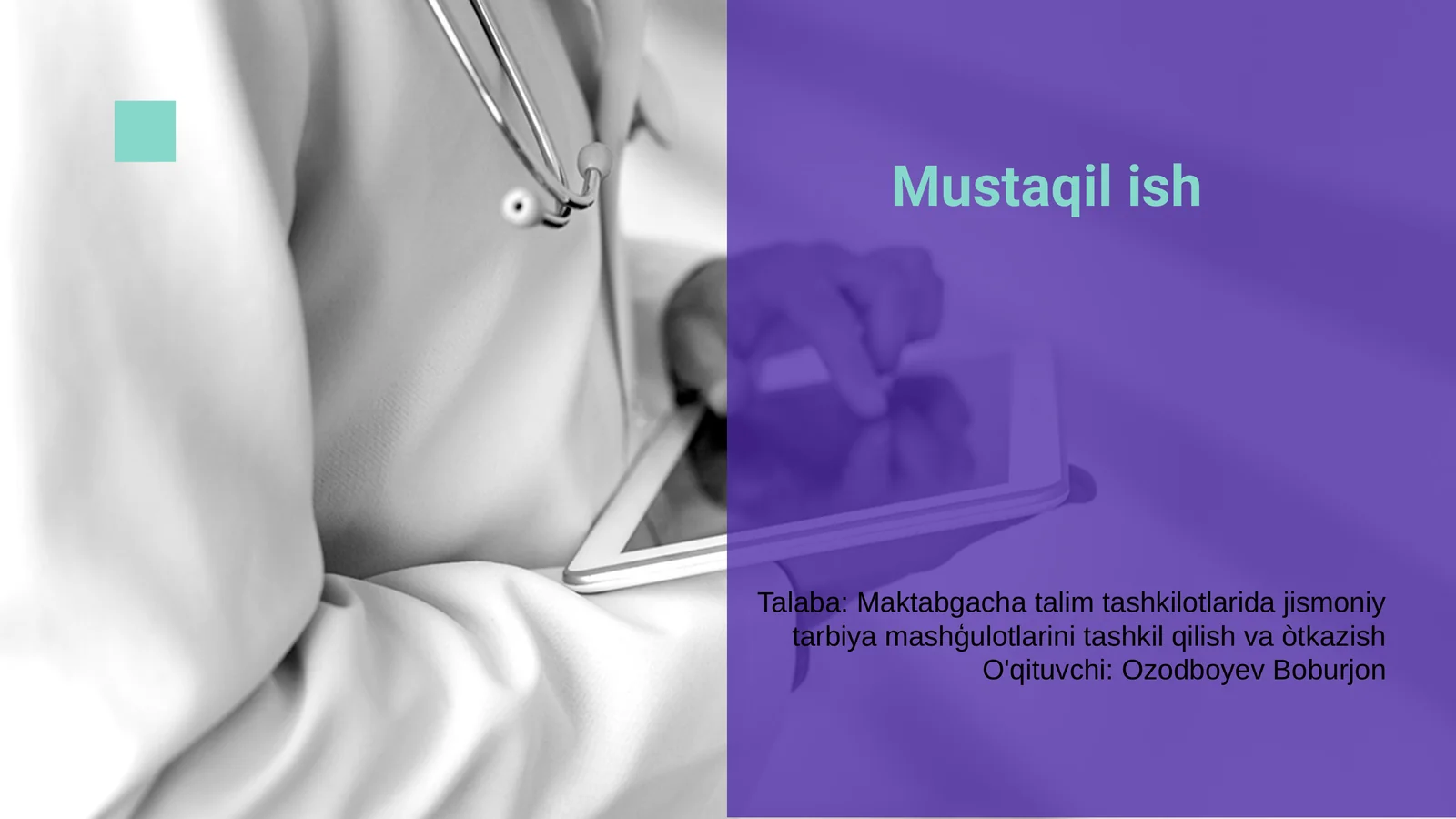 Mustaqil ish