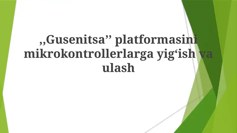 Gusenitsa platformasi