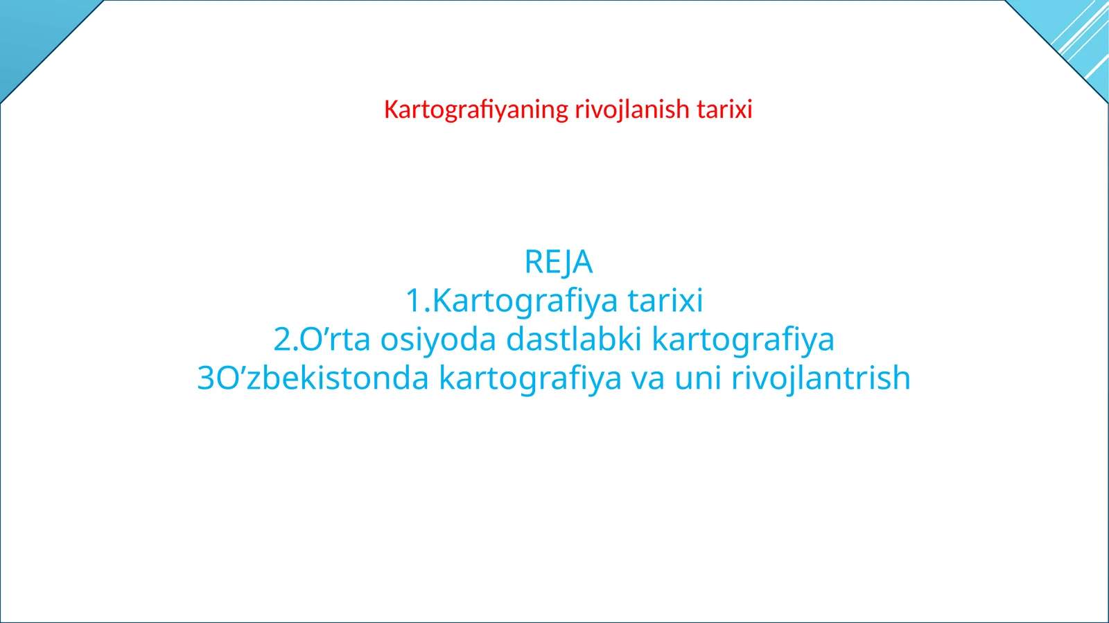Kartografiya tuzilmasi