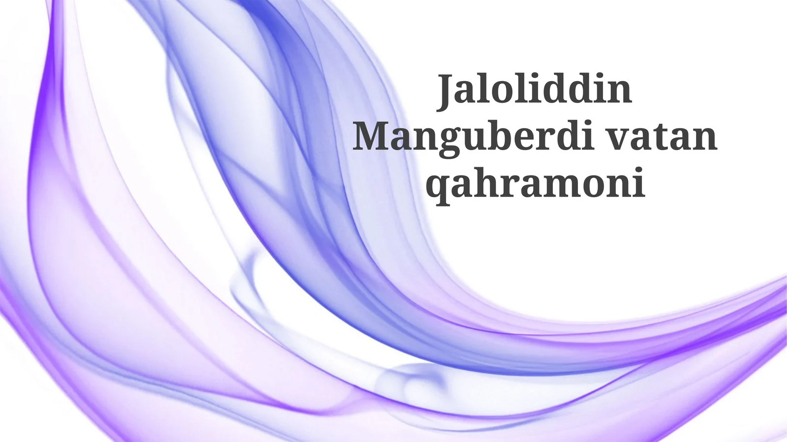 JaloliddinManguberdivatanqahramoni