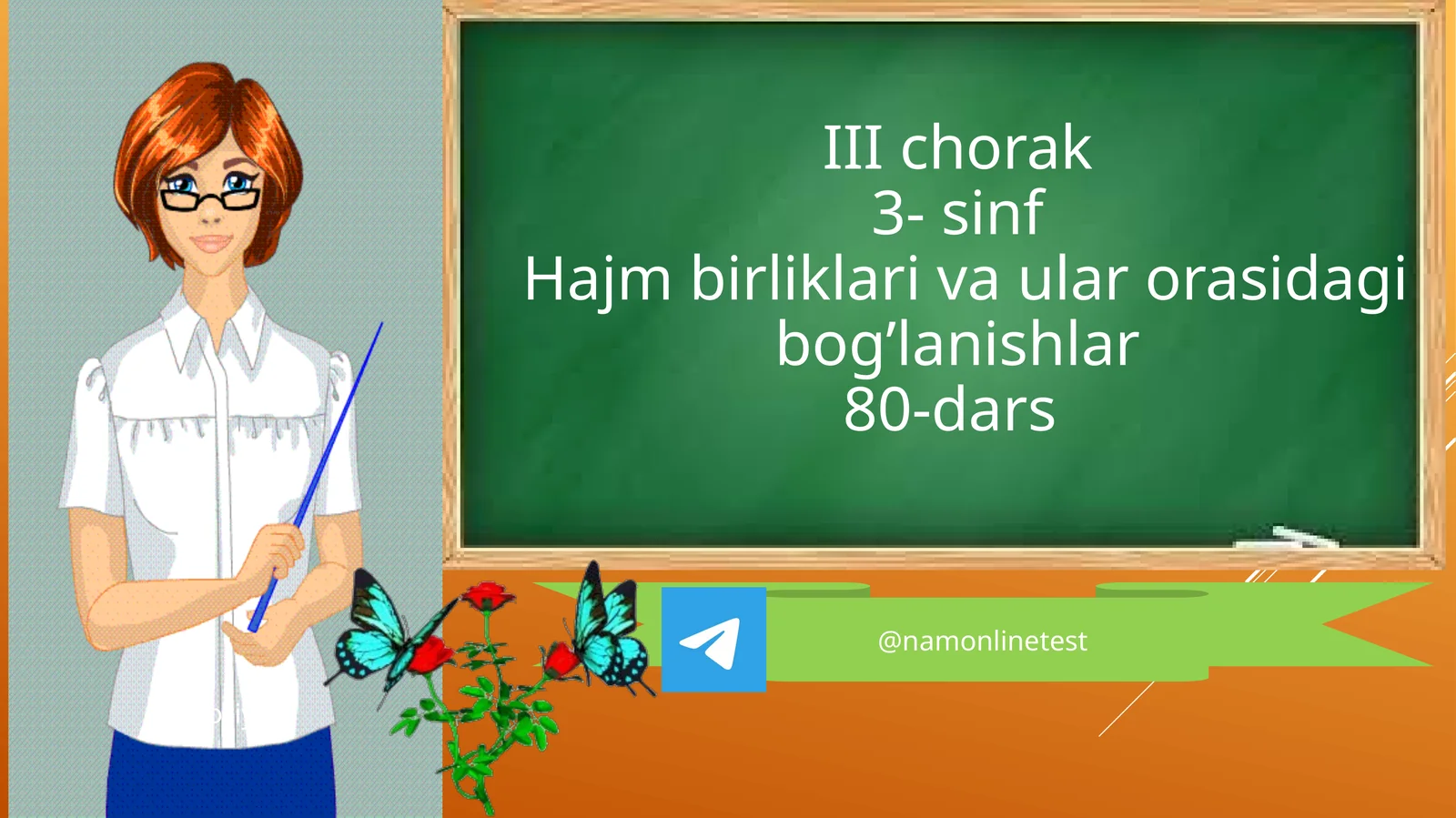 Hajm birliklari va ular orasidagi bog’lanishlar