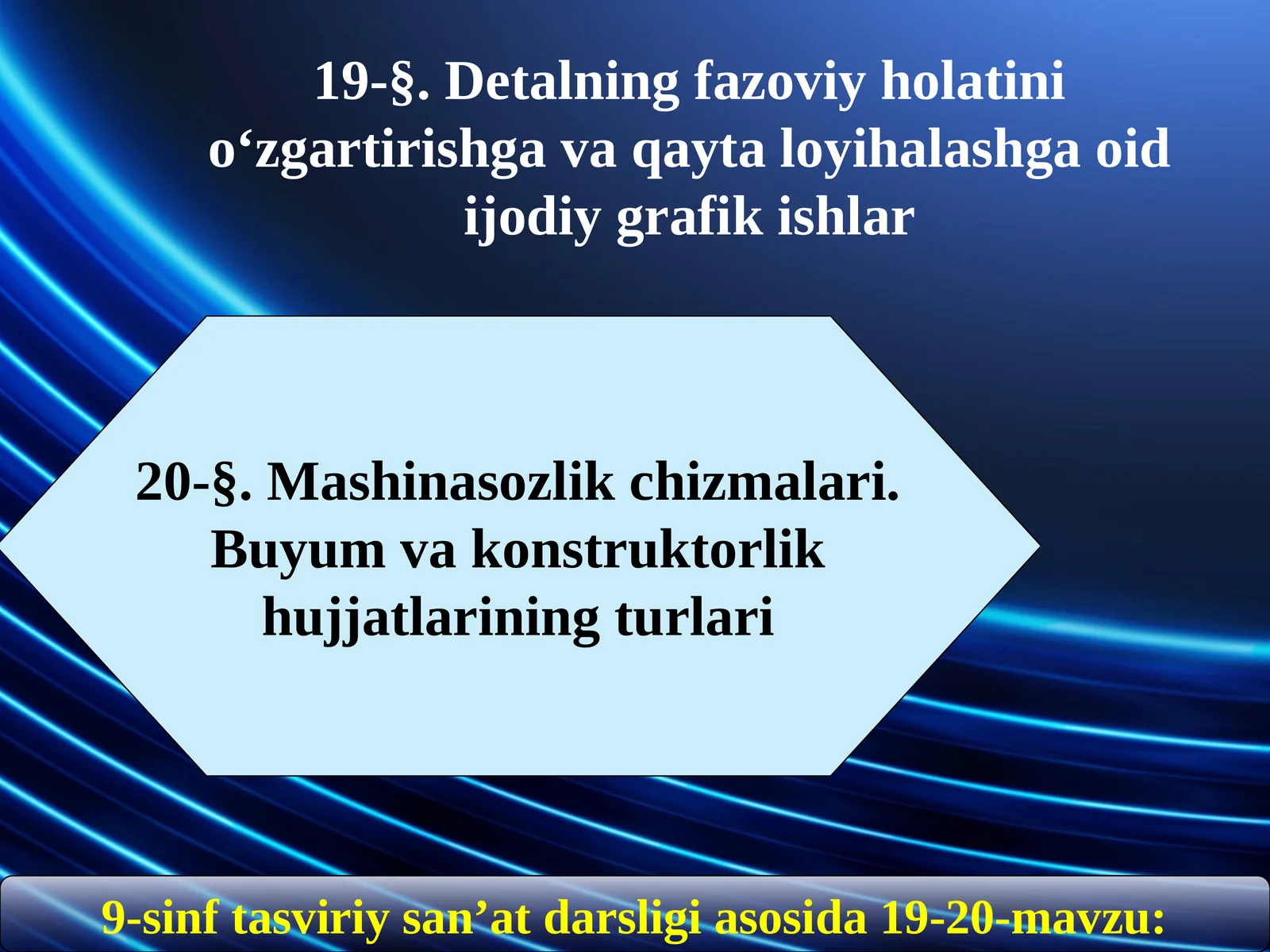 9-sinf tasviriy san’at darsligi asosida 19-20-mavzu