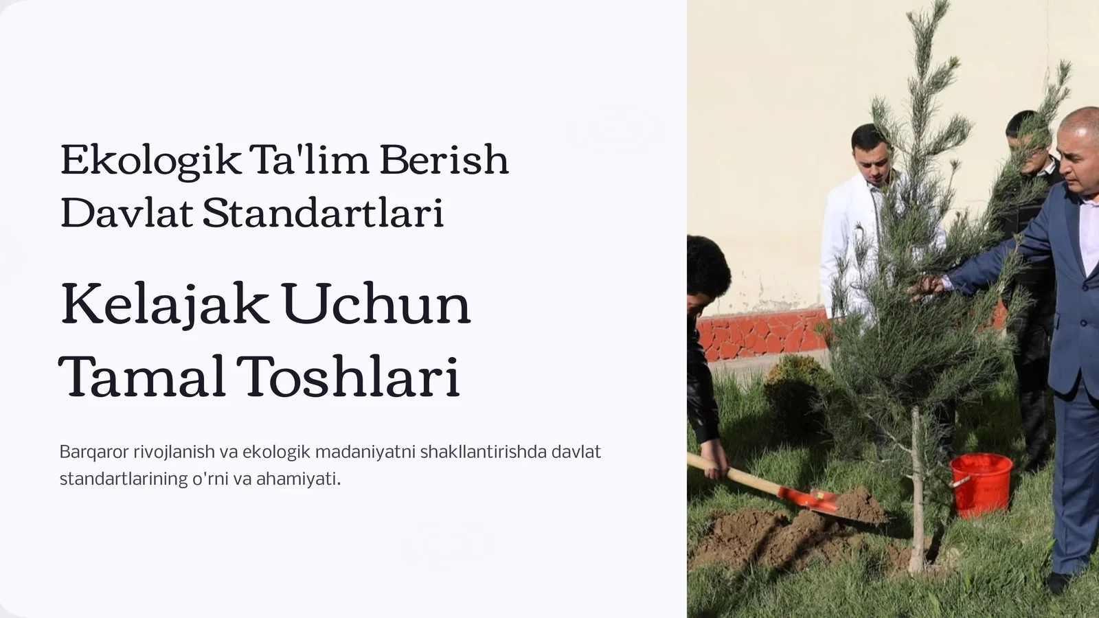 Ekologik Ta'lim Berish Davlat Standartlari