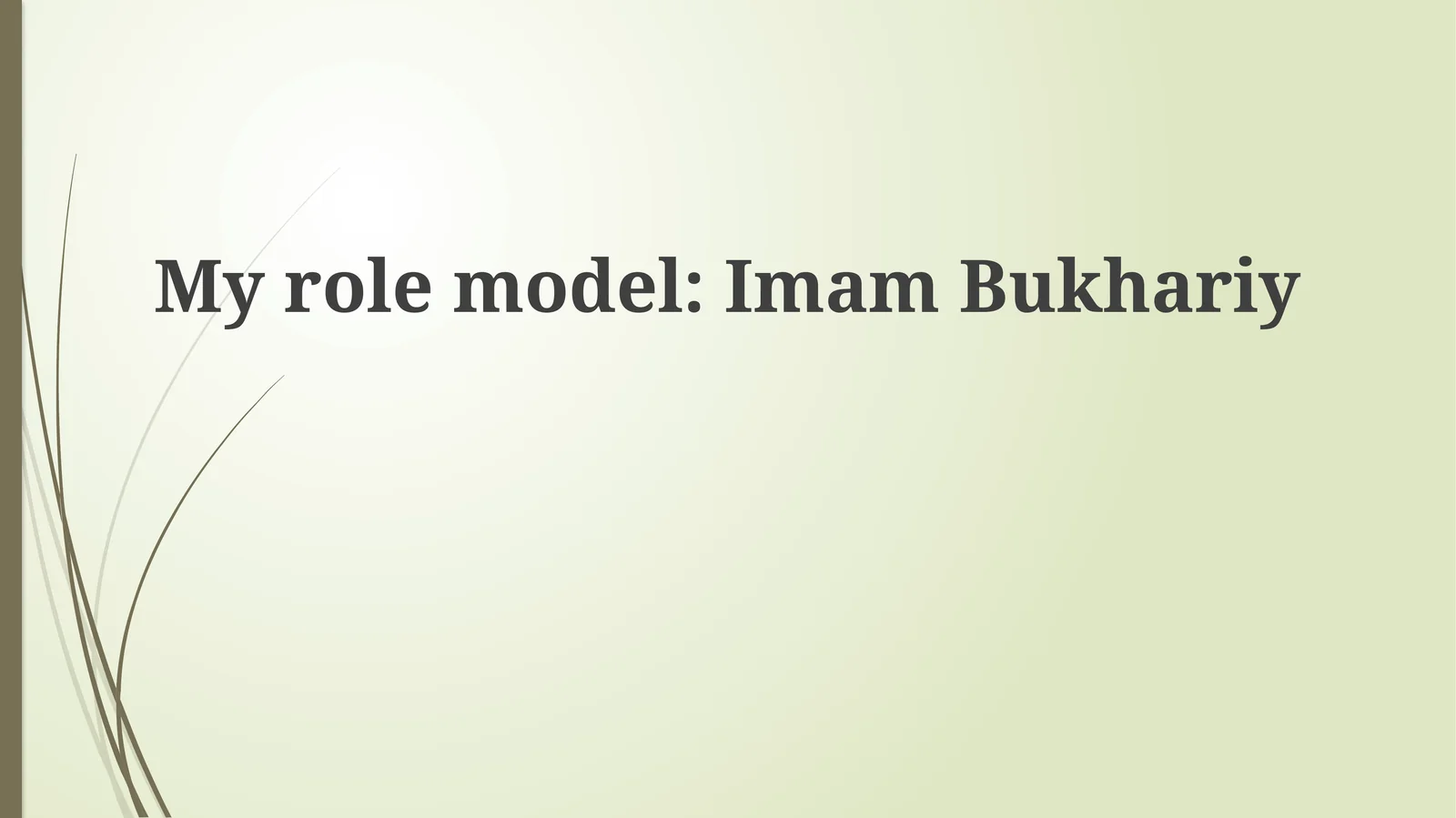 ImamBukhariy